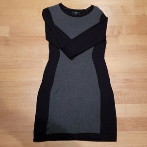 Mossimo black and grey sweater dress